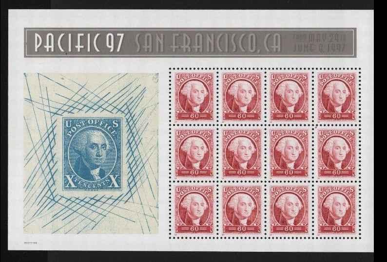 US Scott #3140 60¢ Pacific 97  MNH F-VF