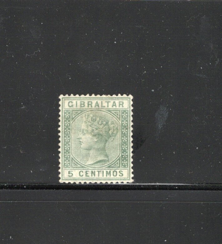 GIBRALTAR #29 1889 5p QEEN VICTORIA F-VF H