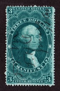 R86c $3 Manifest Used F-VF  SCV $55