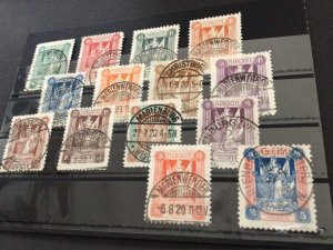 German Marienwerder 1920 Plebiscite set used stamps 58372