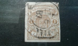 Luxembourg #4 used signed e1912.5998