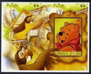 LIBERIA - 2005 - Pooh Bear - Perf Min Sheet - MNH - Private Issue