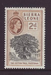 1956 Sierra Leone 2d Cotton Tree Mint