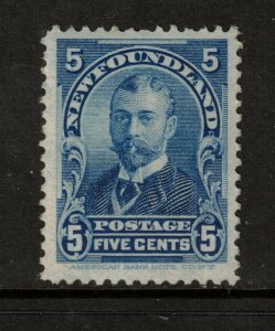 Newfoundland #85 Very Fine Never Hinged - Short Perf At Top