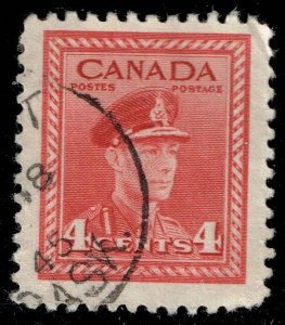 Canada #254 King George VI; Used