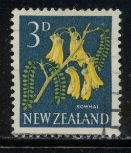 New Zealand 337 Kowhai Flower 1960