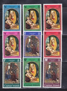 Cayman Islands 242-250 Set MNH Christmas