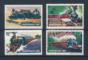 [113451] Australia 1979 Railway trains Eisenbahn Steam Locomotives  MNH