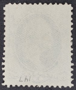 United States, Scott #147 used, VF faint blue cancel,pressed out vertical crease