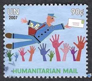 United Nations #944  90¢ Universal Postal Union (2007). Used.