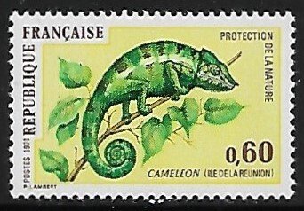 France # 1321 - La Reunion Chameleon - MNH.....{ZW25}