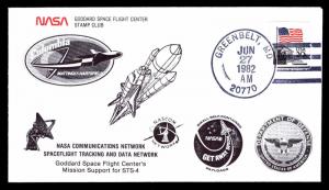 1982 LAUNCH OF COLUMBIA STS-4 - GODDARD SPACE FLIGHT CENTER STAMP CLUB (E#2653)