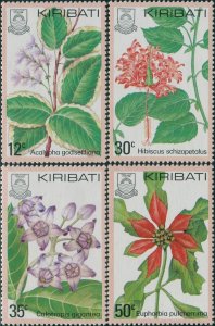 Kiribati 1981 SG141-144 Flora set MNH