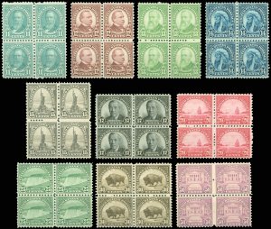 US Scott #692-701 BLK/4 COLLECTION! MINT-NH Except #696 2NH 2H, SCV $540.00!