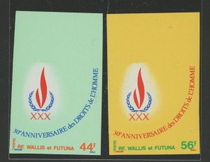 Wallis & Futuna Islands #221-222  Single