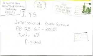 Canada 1980 Int'l Youth Service - Brantford, Ont - A02318