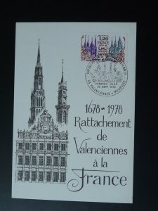 city of Valenciennes maximum card France 1978