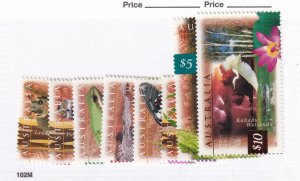 AUSTRALIA VF-MNH FLORA AND FAUNA TO $10