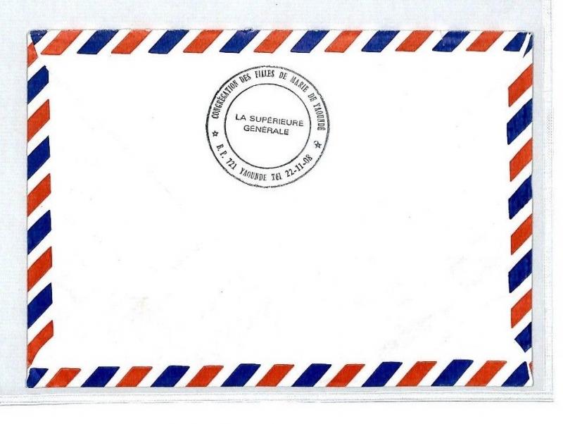 CM186 1987 *CAMEROON* Air Mail MIVA Missionary Cover 