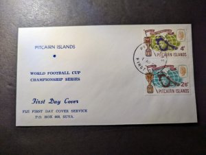 1964 Pitcairn Islands Souvenir First Day Cover FDC World Football Championship