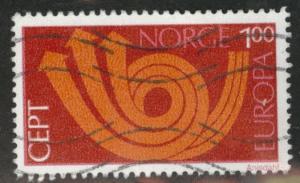 Norway Scott 604 used 1973 Europa