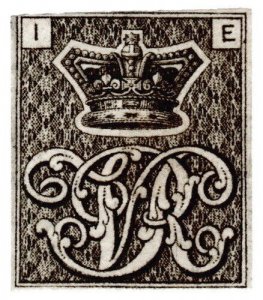 (I.B) QV Revenue : Impressed Duty Cypher Seal (Imperial Crown)