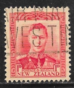 New Zealand 227: 1d George VI, used, F-VF