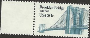 # 2041 MINT NEVER HINGED BROOKLYN BRIDGE