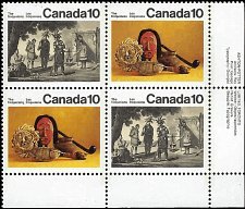 CANADA   # 579a MNH LOWER RIGHT PLATE BLOCK  (4-2)