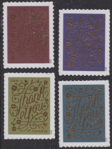 US 5519-5522 Thank You forever set (4 stamps) MNH 2020 