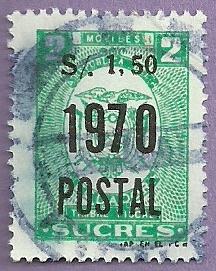 Ecuador Used Stamp Scott 822 #2