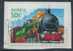 Australia  SG 2435 SC# 2292 Used SA  Trains  see details & scan    