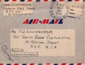 United States A.P.O.'s Soldier's Free Mail 1945 U.S. Army Postal Service, A.P...