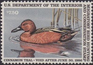 RW52 Duck MNH