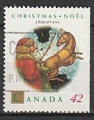 1992 Canada - Sc 1452a - used VF -1 single - Christmas - Jouluvana