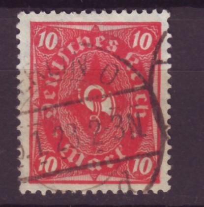 J13680 JLstamps 1921-2 germany used #181 wmk 126 posthorn