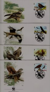 Gibraltar 716 FDC WWF-96/Birds