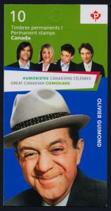 Canada 2776a Booklet MNH Olivier Guimond, Comedian