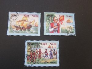 Vietnam 1992 Sc 2329a-b,d FU