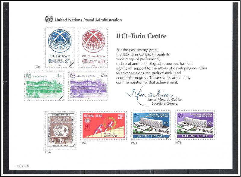 UN New York #SC27 ILO Turin Centre Souvenir Card