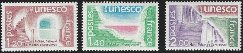 France-Scott #2O21-23, MNH,  Official Stamps,  CV$1.85