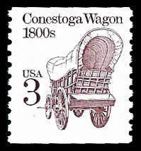 PCBstamps   US #2252a 3c Conestoga Wagon, coil, (shiny), MNH, (3)