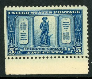 USA 1925 Lexington-Concord 5¢ Scott # 619 MNH W724