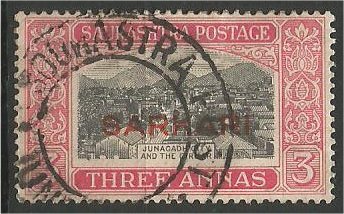 SORUTH, 1929, used 3a,Overprinted Scott O5