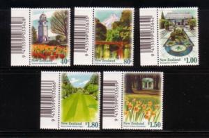 New Zealand Sc 1400-4 1996 Gardens stamps mint NH