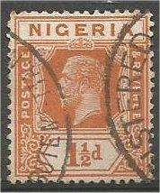 NIGERIA, 1931, used 11/2p, King George V, Scott 20