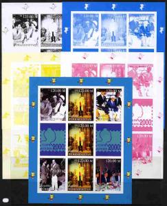 Turkmenistan 2000 Bangkok Stamp Exhibition sheetlet conta...