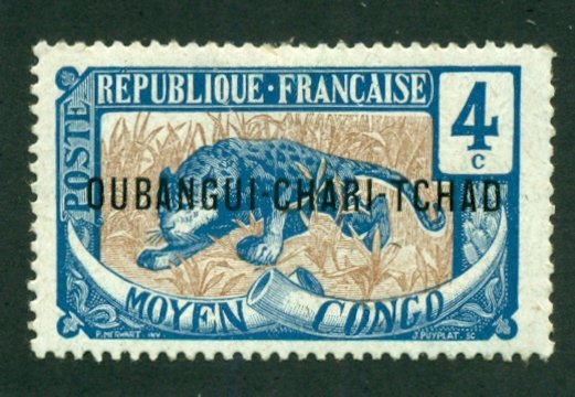 Ubangi-Shari 1915 #3 MH SCV (2018) = $0.70