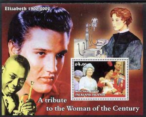 WEST SWAN ISLAND - 2002 - Queen Mother #2 - Perf Souv Sheet -M N H-Private Issue