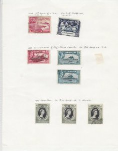 gibraltar stamps page  ref 18882